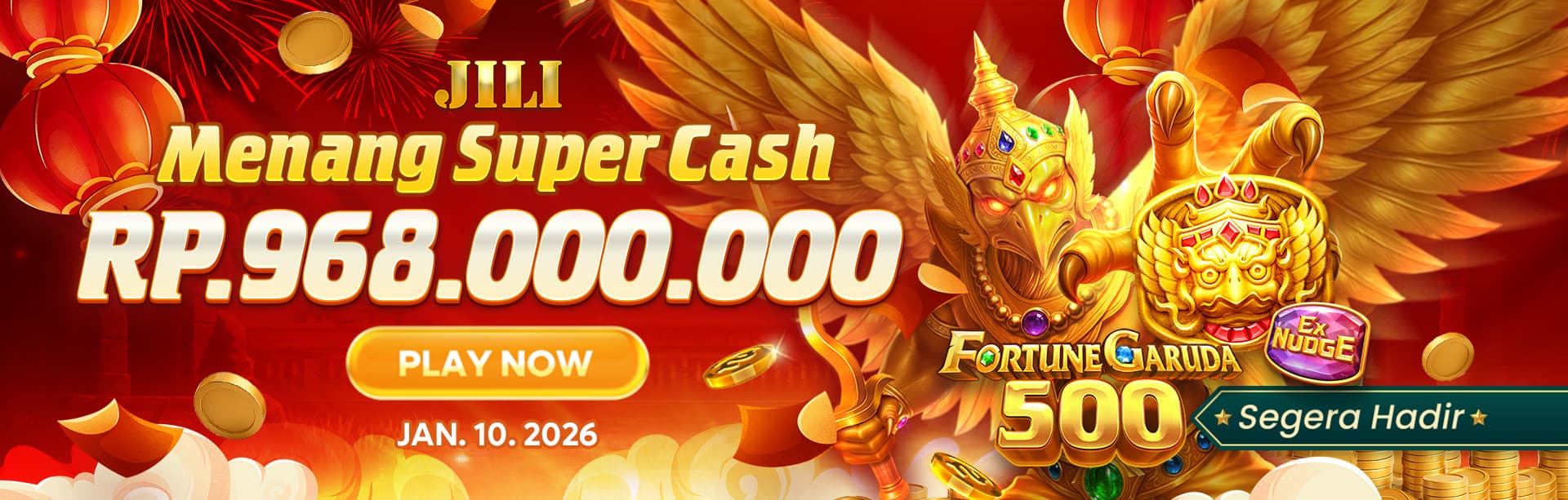 JILI - MENANG Super Kelas Dewa CASH